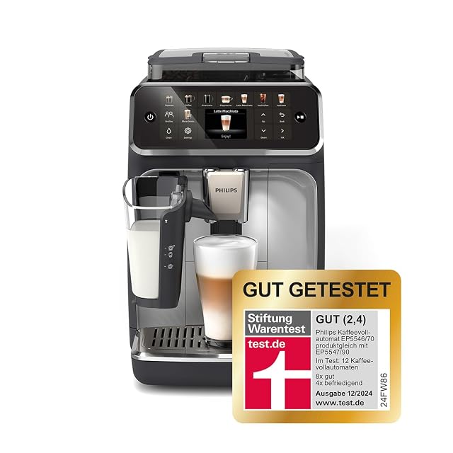 Philips Kaffeevollautomat der Serie 5500 mit LatteGo